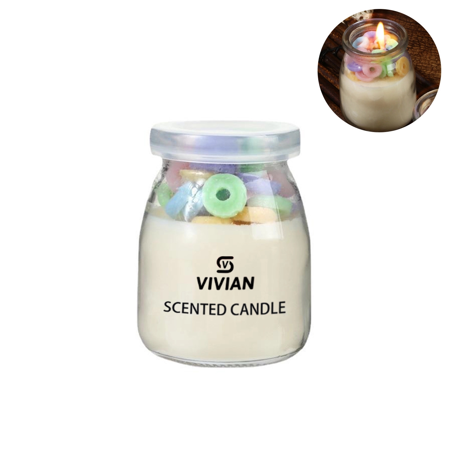 7 Oz. Scented Candles In Cute Shape
