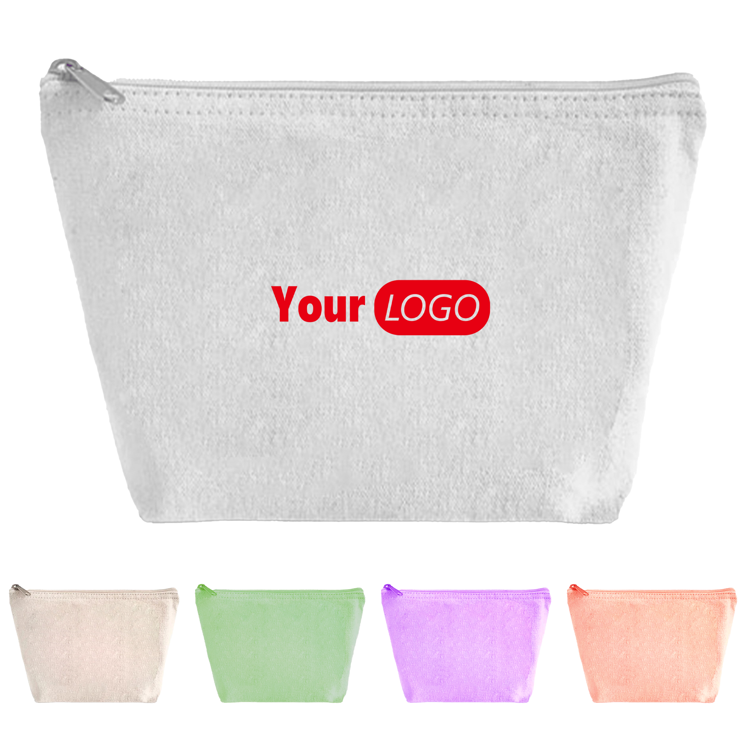 Canvas Eco Zipper Pouch 6