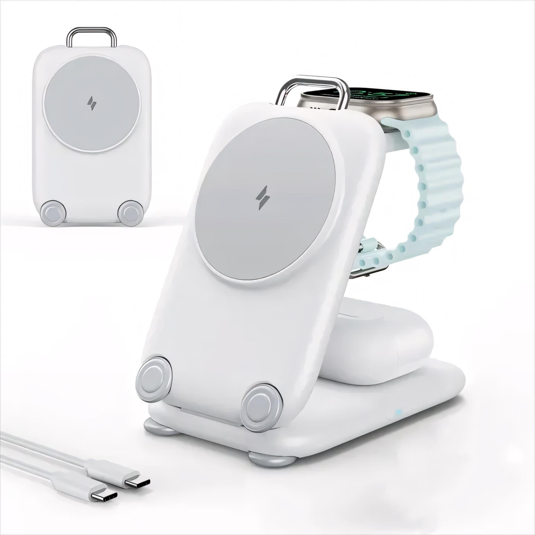 3-in-1 Magnetic Wireless Charger