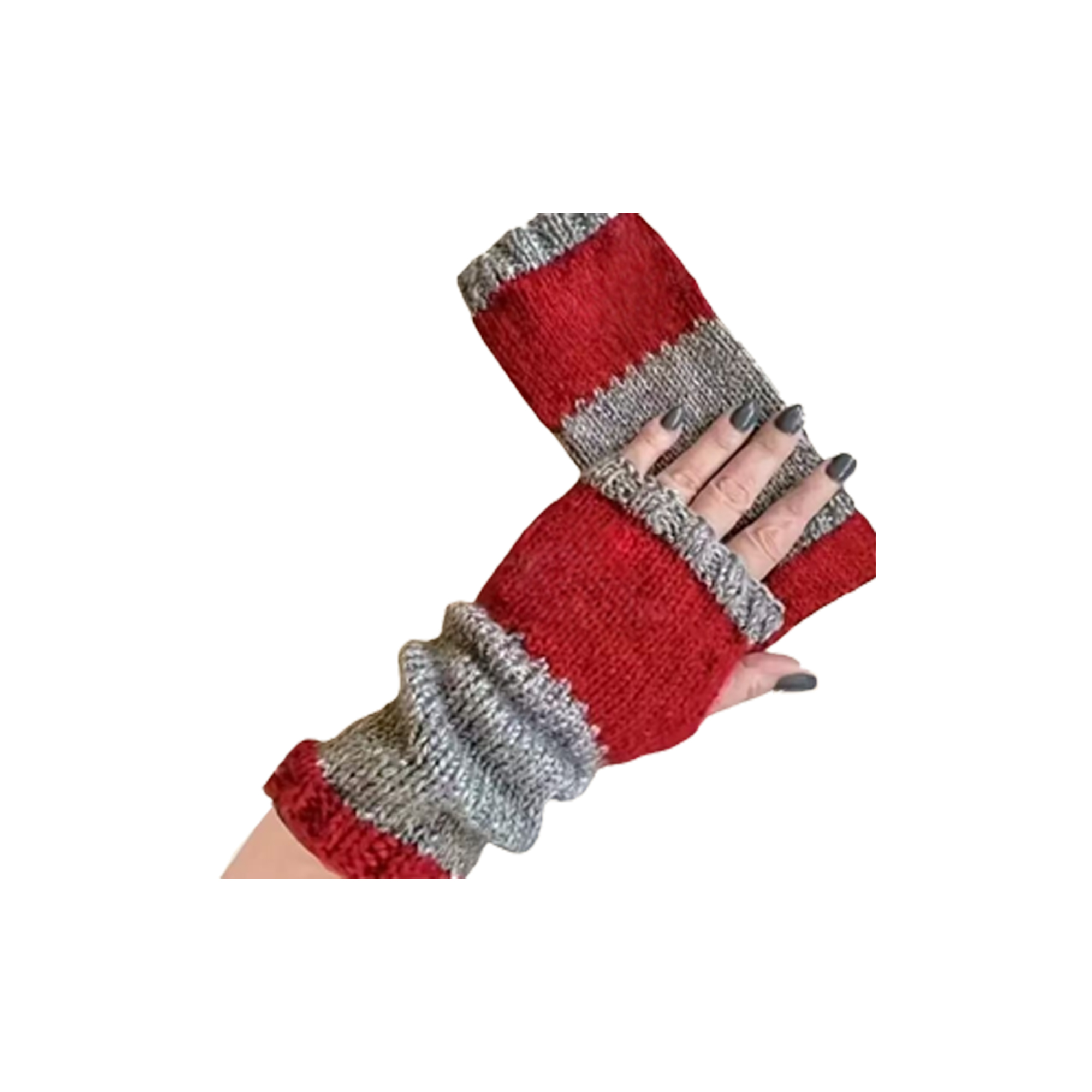 Acrylic Knitted Gloves 4