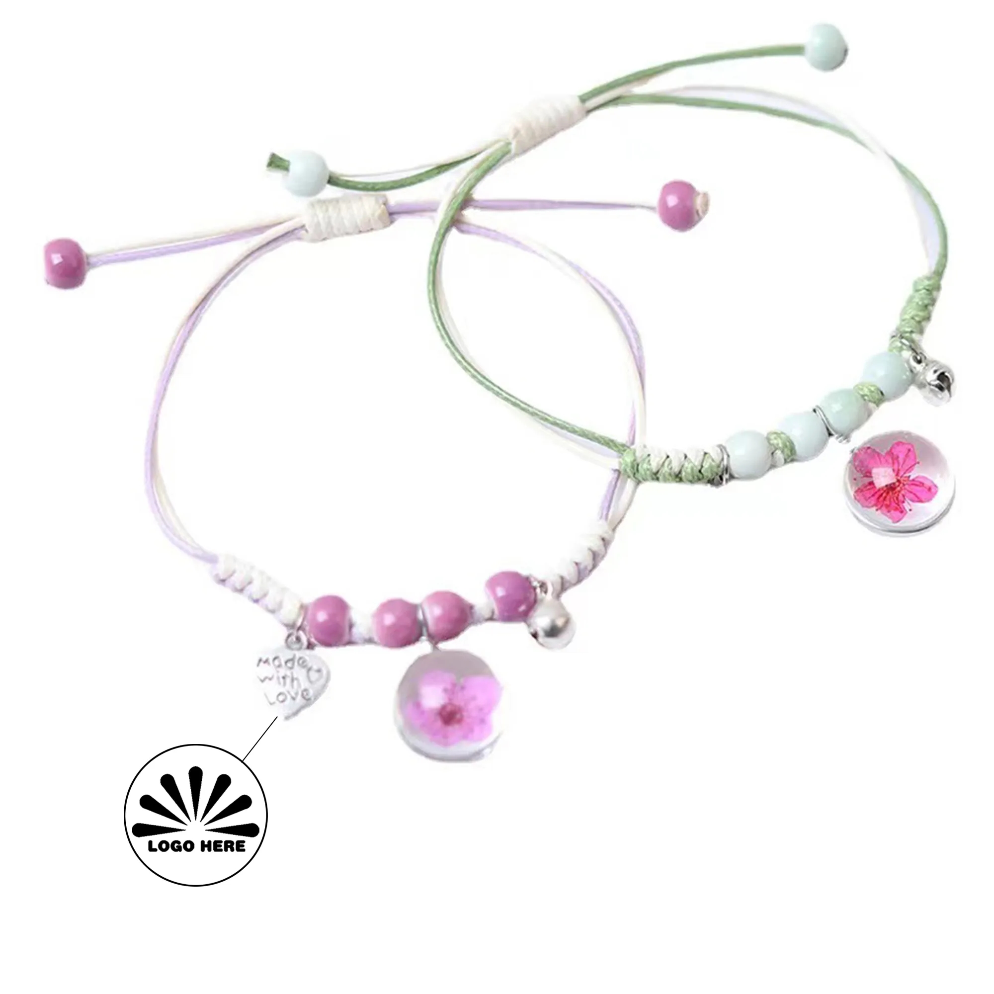 Women's Dried Flower Bracelet Can Be Customized With Logo 5