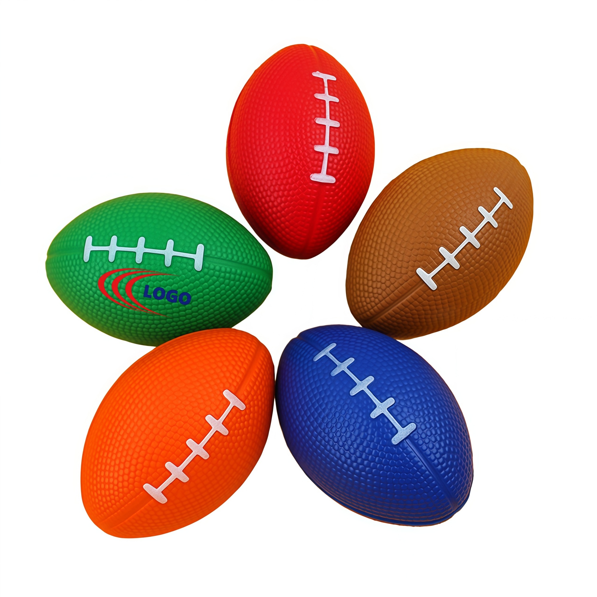 3.4" Football Stress Reliever 2
