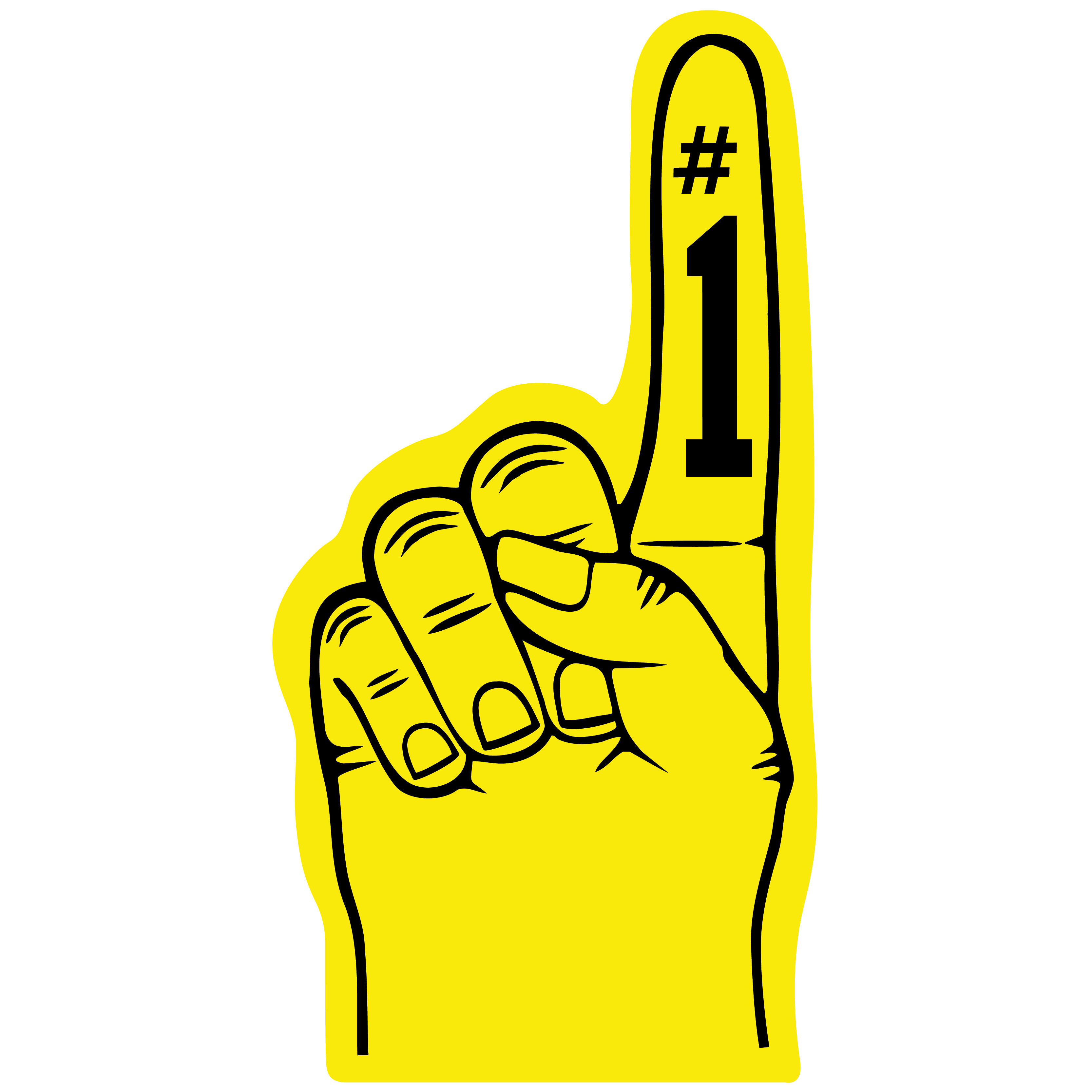 6.5" Foam Hand 66