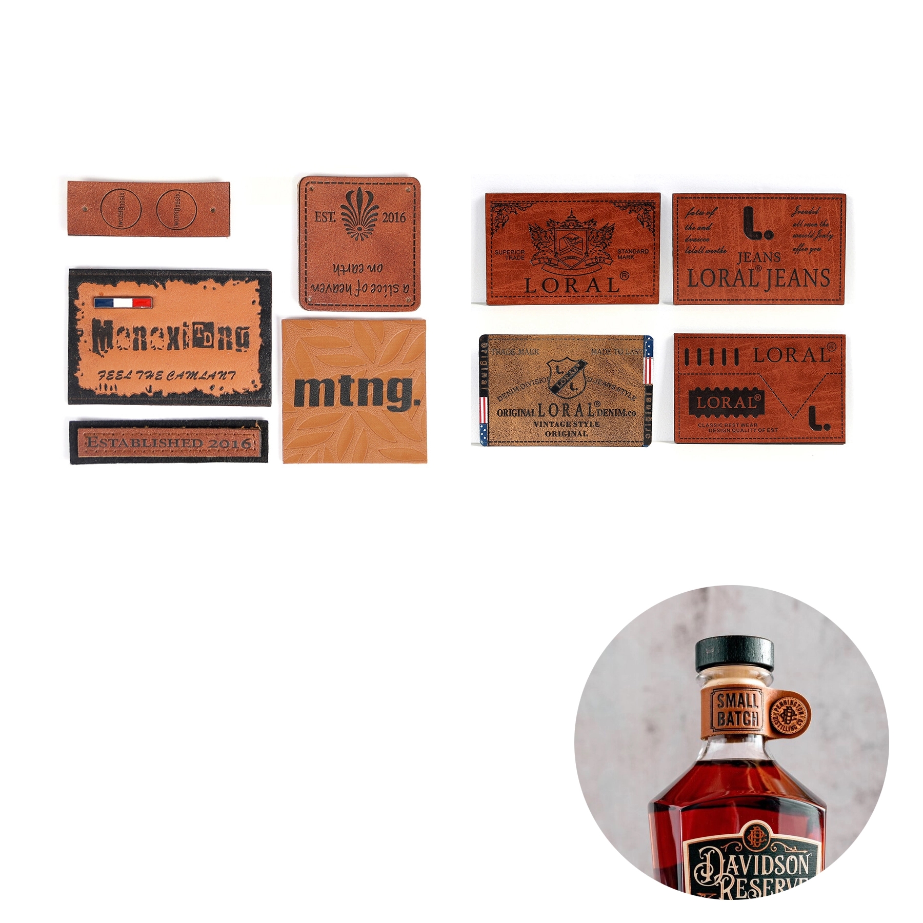 Customized Leather Label Tag
