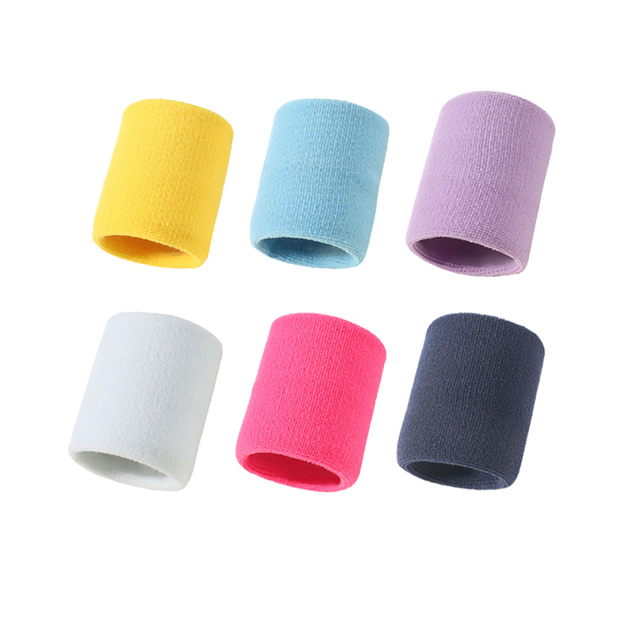 Vibrant Polyester Sports Wristband For Sweat Absorption 9