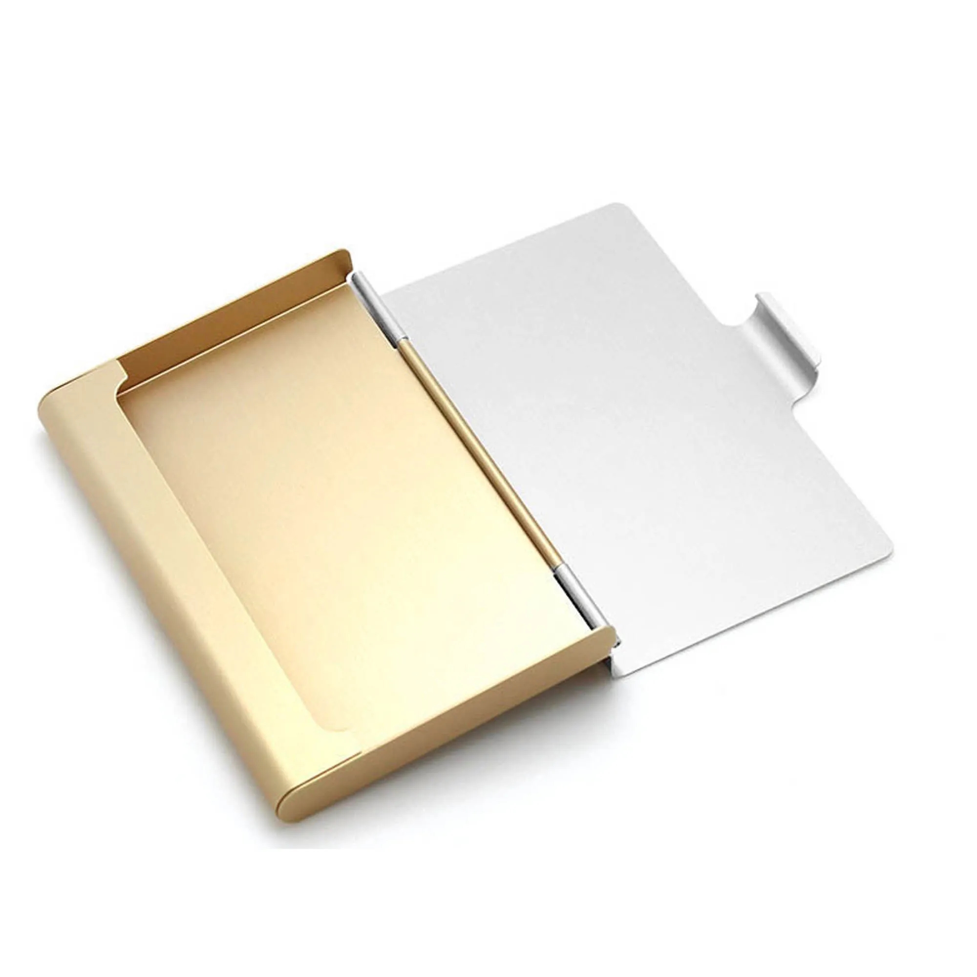 Aluminum Business Card Holder With Large Capacity 16