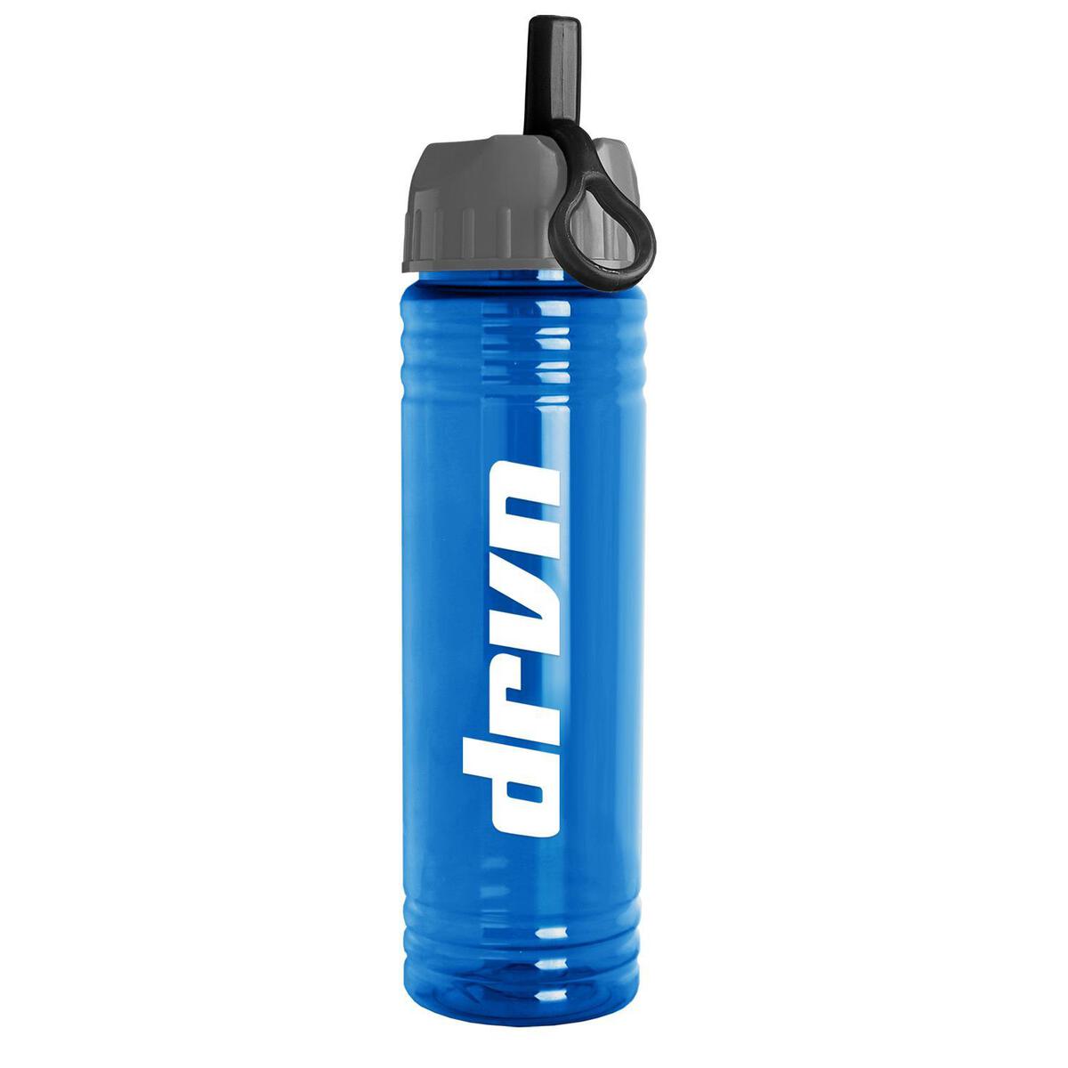 24 oz. Slim Fit Water Bottle with Ring Straw Lid TB24A Think Tank
