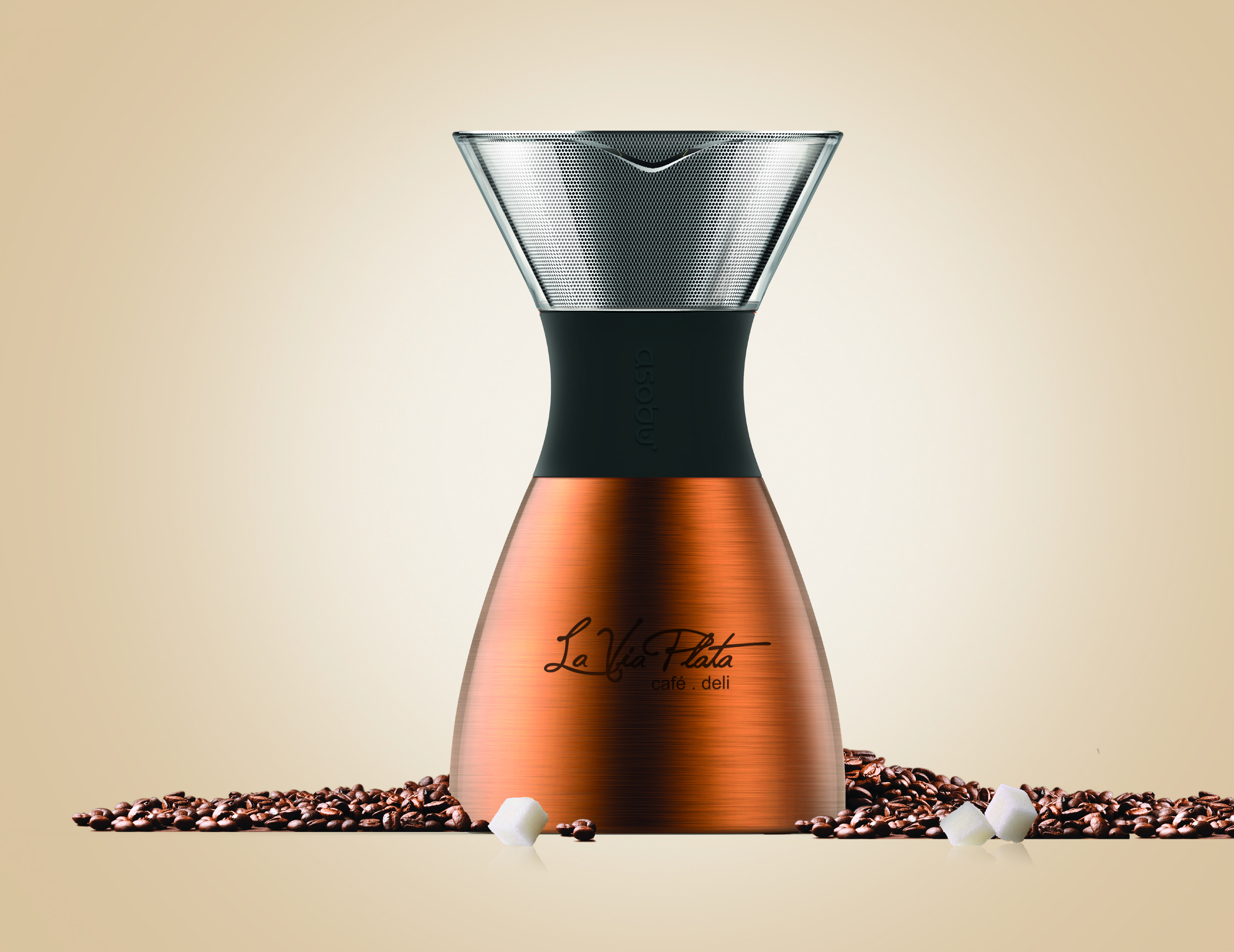Asobu 40 Oz. Pourover Insulated Coffee Maker 33