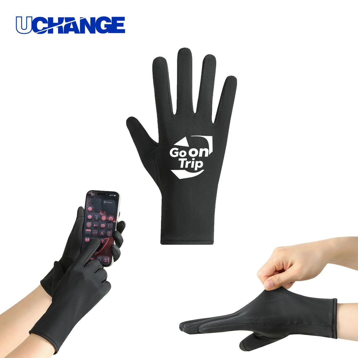 Ice Silk Sunscreen Gloves for Summer Use