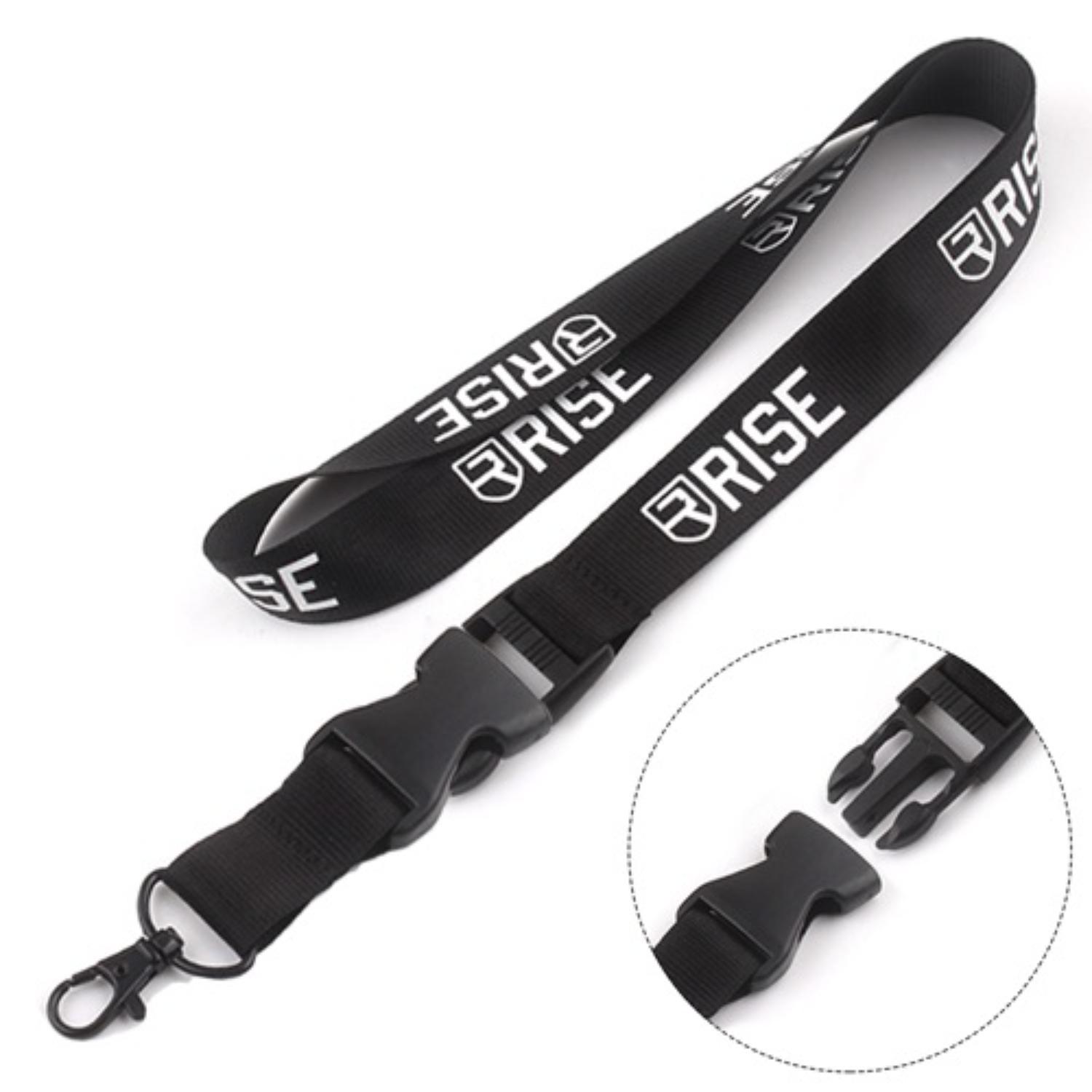 Polyester Lanyards with Detachable Buckle Release