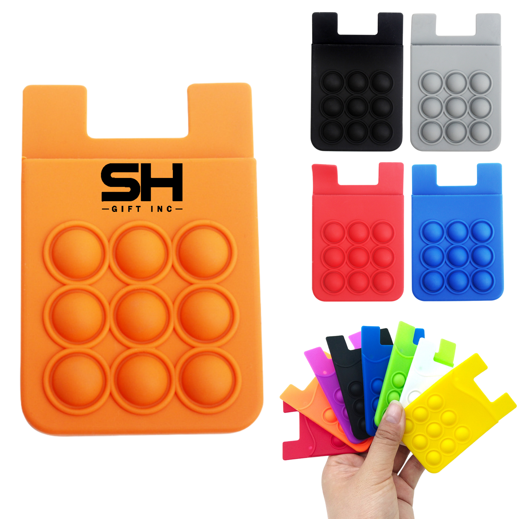 Silicone Suction Card Holder Mount