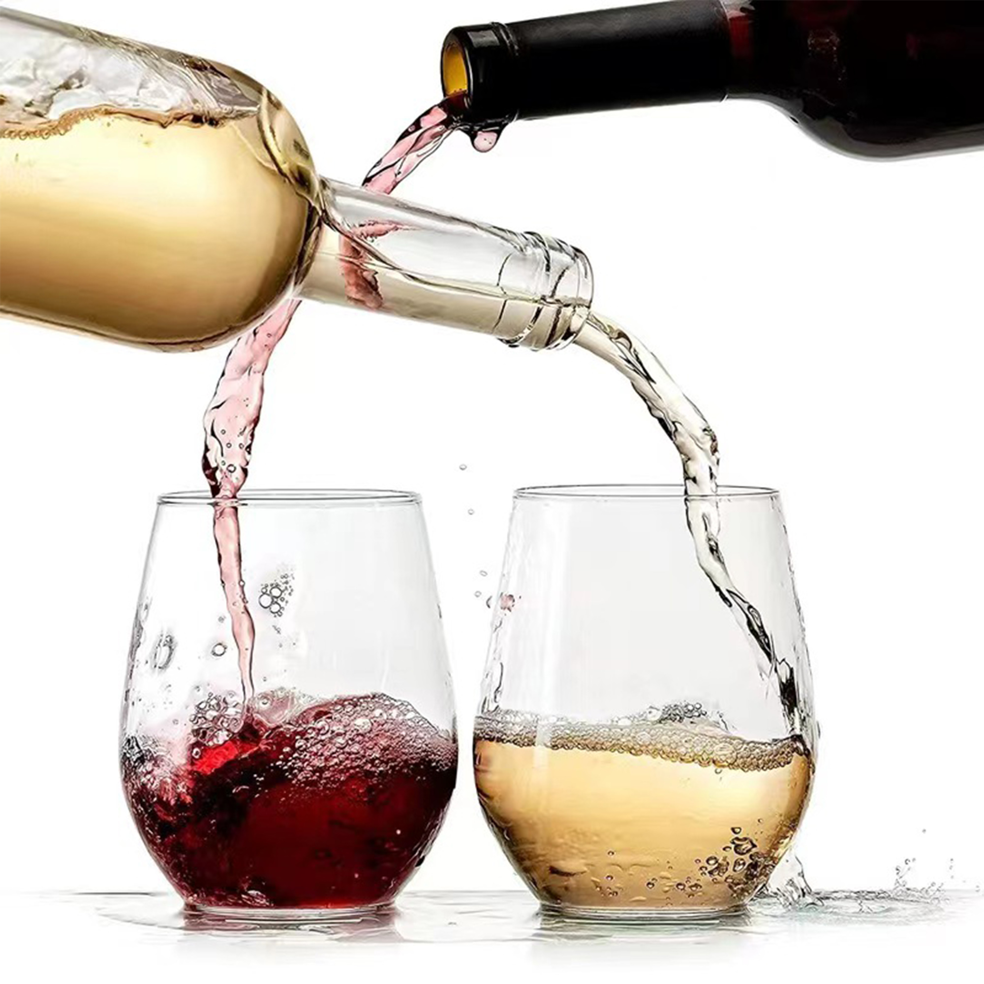 12 Oz. Plastic Stemless Wine 5