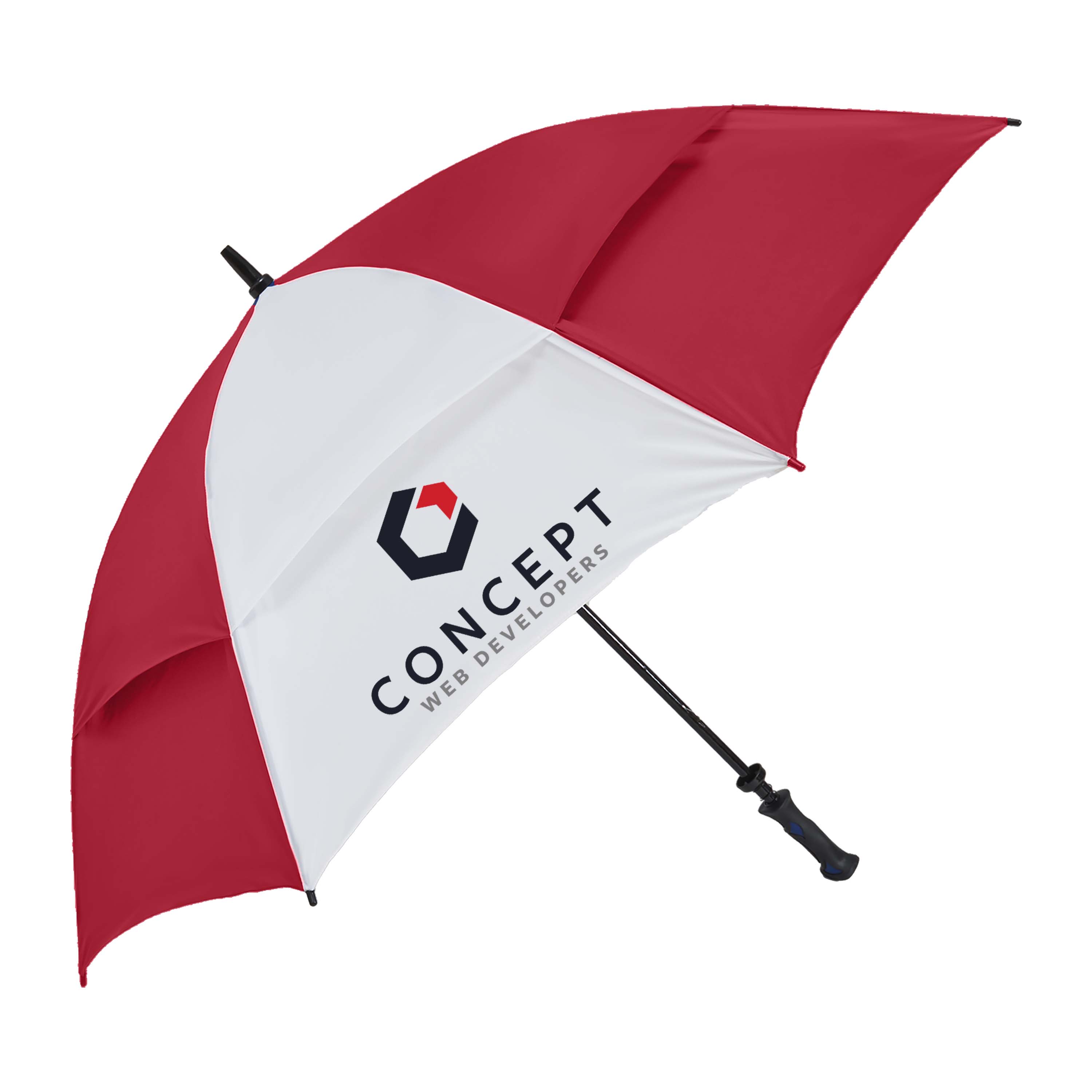 Challenger Alternating Panels Umbrella (4 Imprints) 3