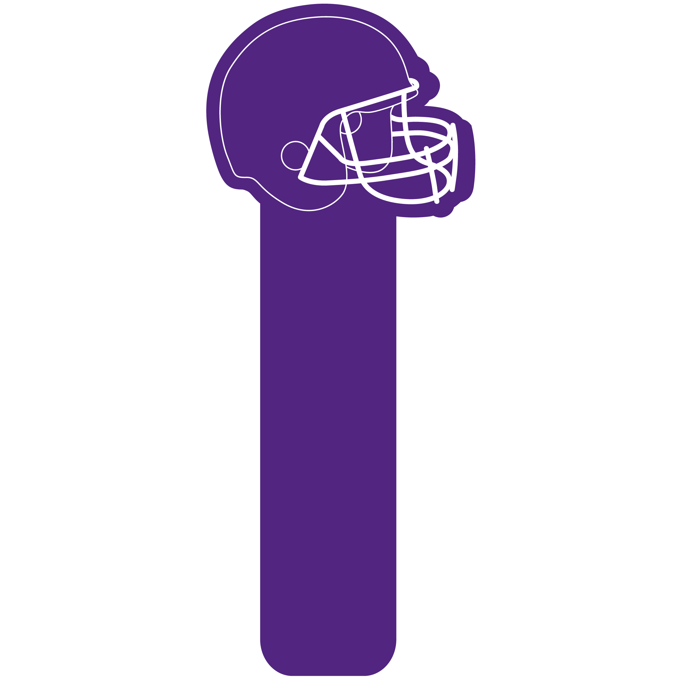 Football Helmet Stick Waver 58