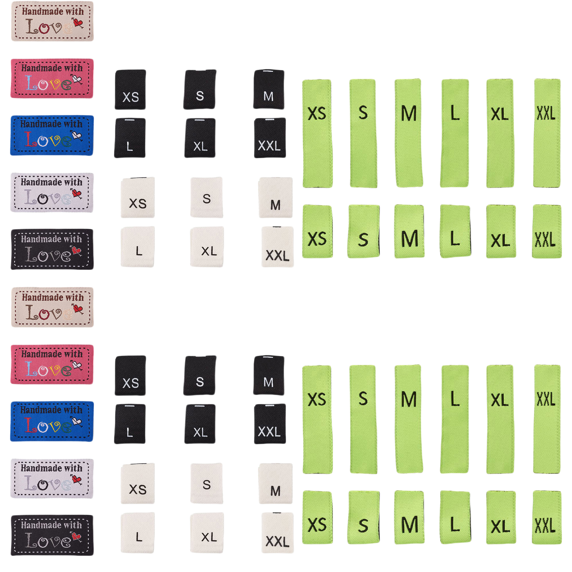 No Iron Fabric Woven Clothing Labels MOQ20