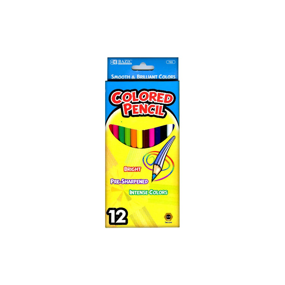 Colored Pencils - Pre-sharpened 12 Piece 3