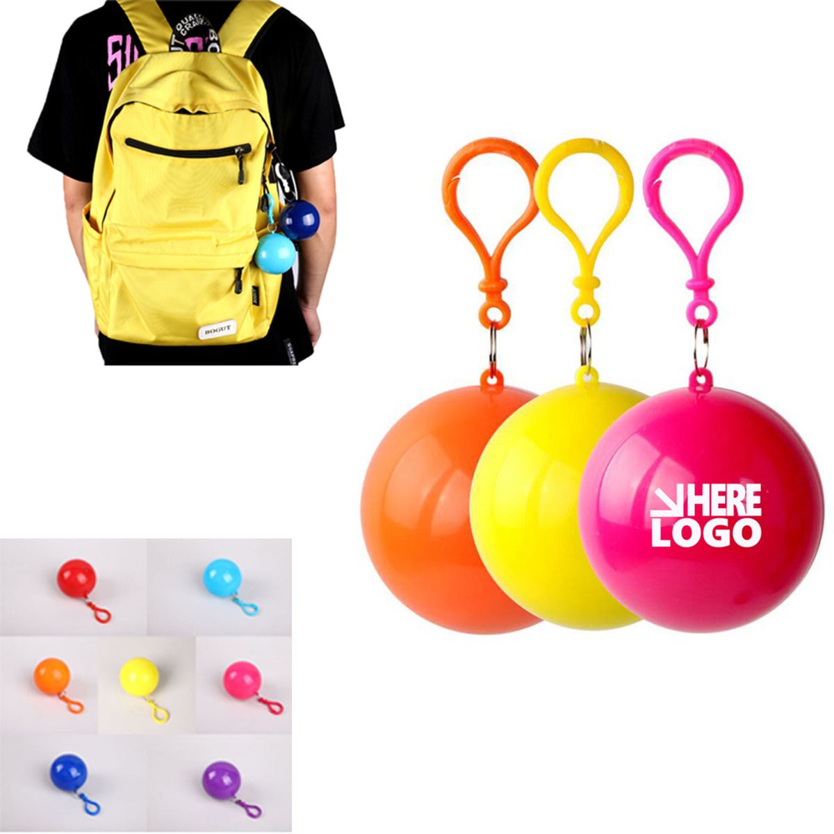 Disposable Portable Raincoat Ball 3