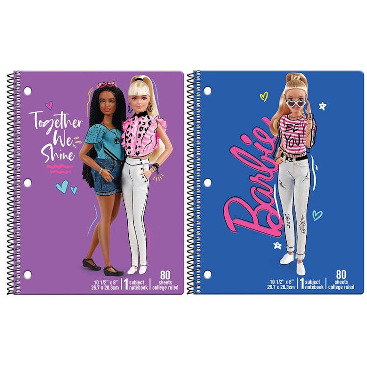 Barbie Spiral Bound Notebooks - Assorted 2
