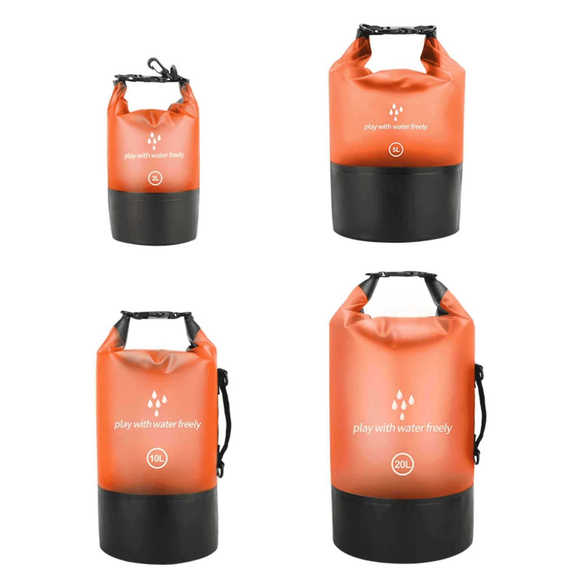 Colored Transparent Dry Bag 14