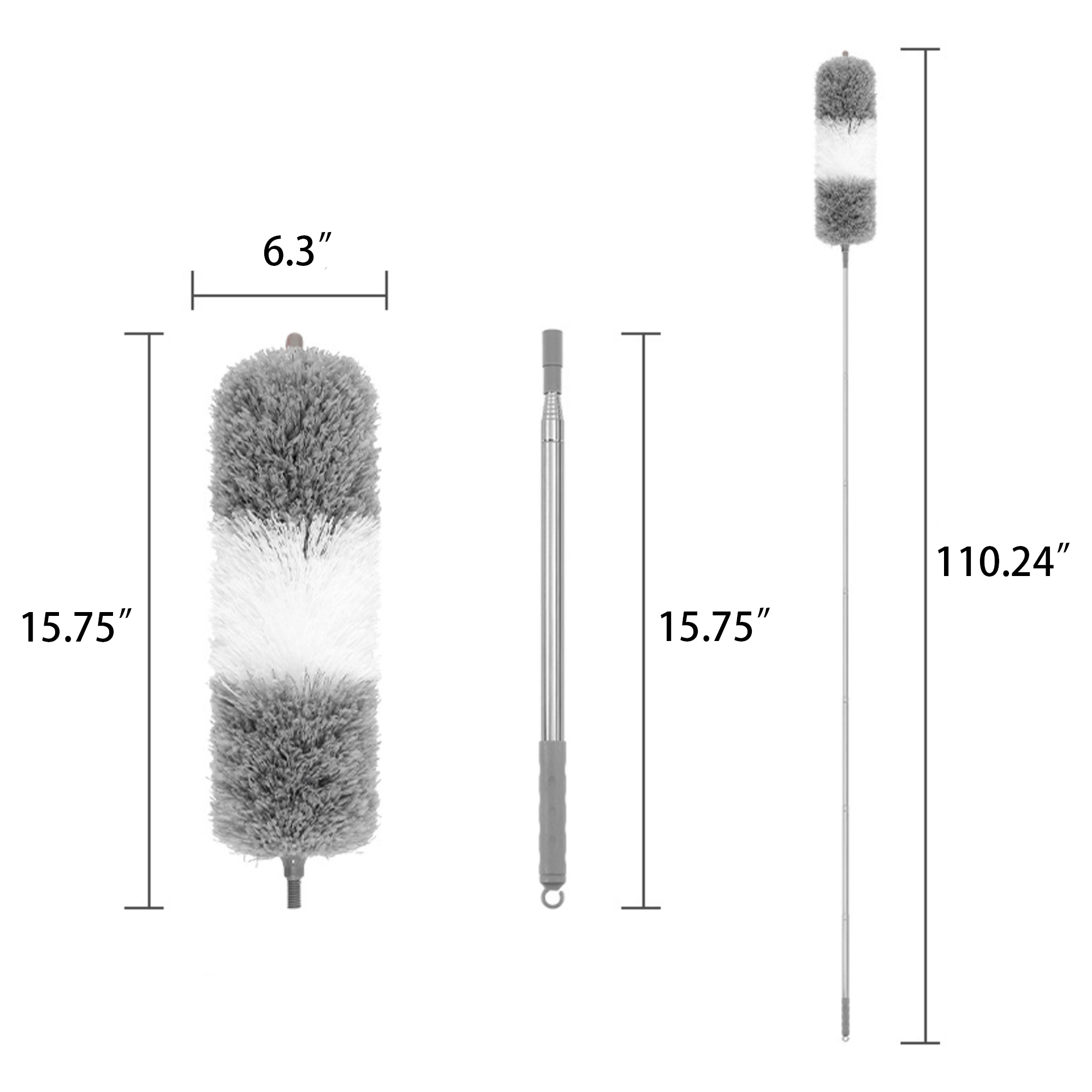 Full Color Microfiber Washable Cleaning Duster MOQ 50 6