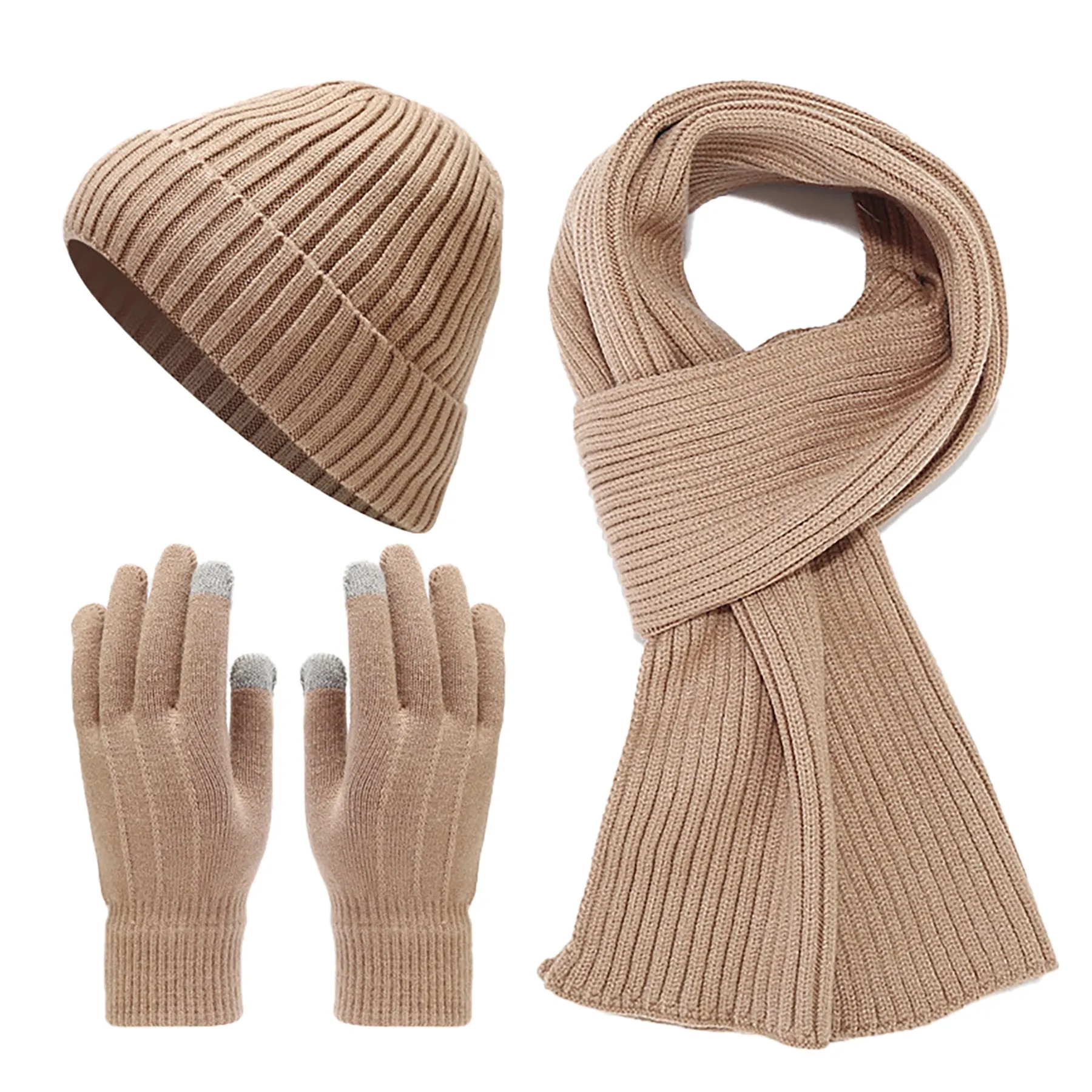 Acrylic Thickened Cold Resistant Knitted Suit 13
