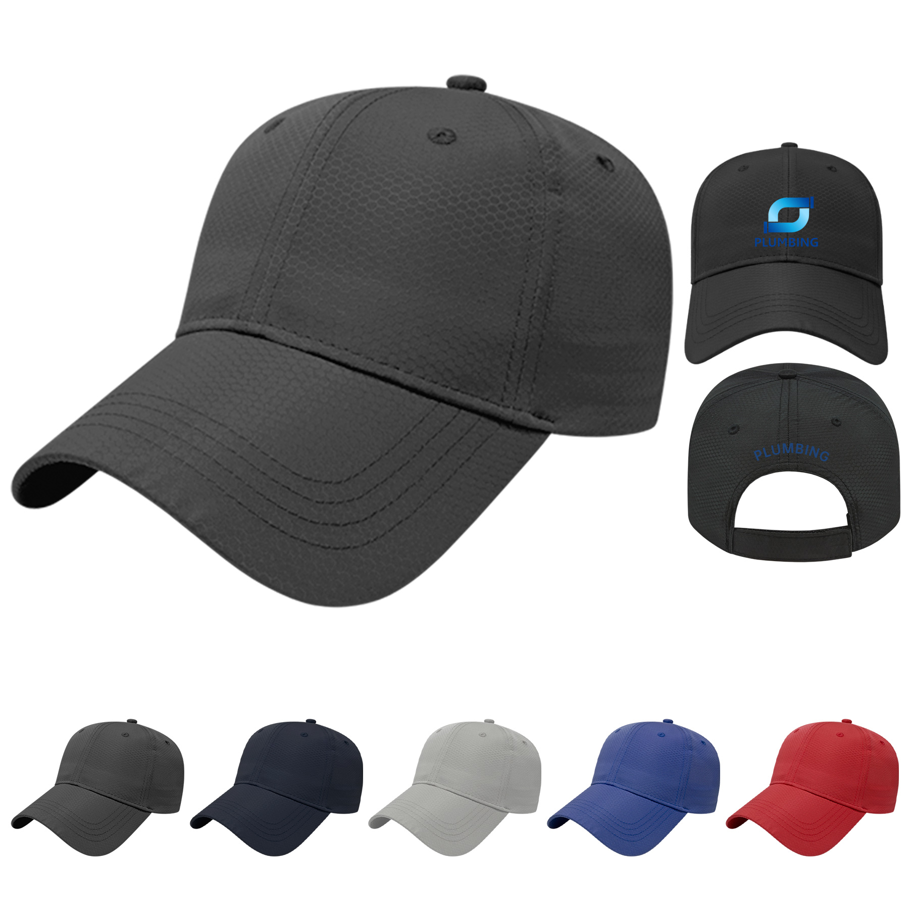 Quick-dry Lightweight Polyester Performance Cap 43