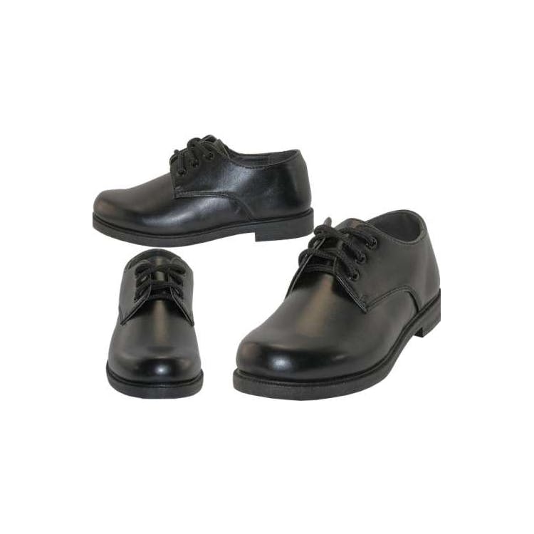 Boys' School Shoes Black Size 11-3 Age 4-8 Years 3