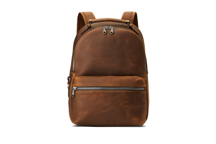 Shinola The Runwell Backpack - Medium Brown Navigator Leather 3