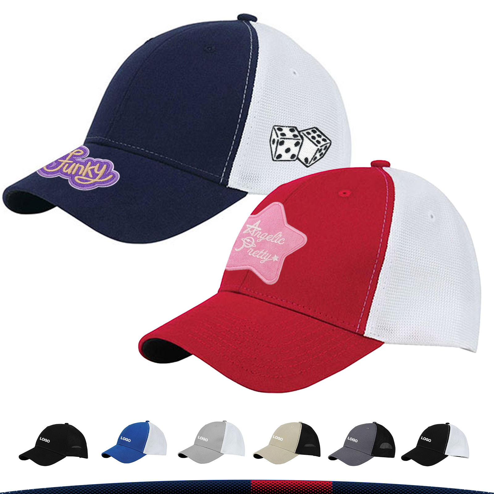 Nolichour Deluxe Brushed Cotton Twill Trucker Cap