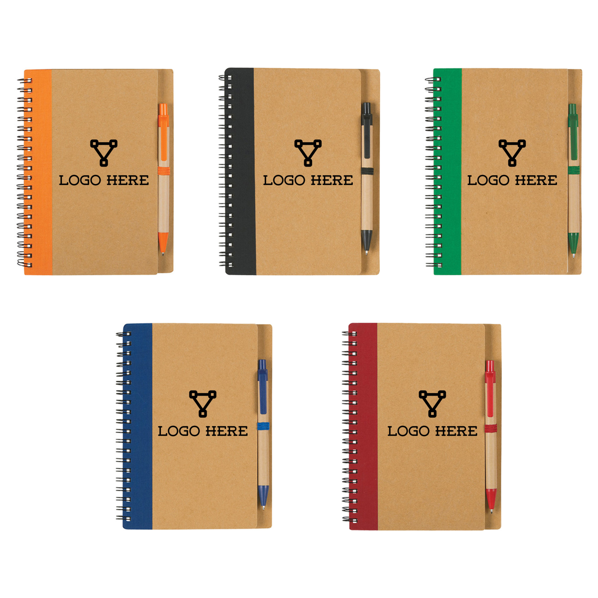 A5 Kraft Cover Eco-Print Notebook 3