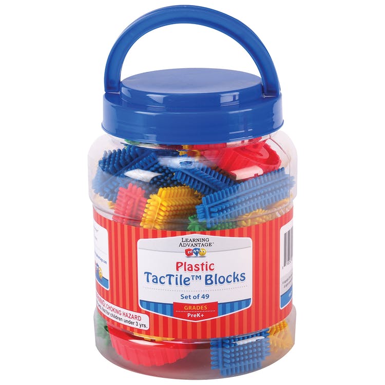 TacTile Blocks - Set of 49 Assorted Colors 3