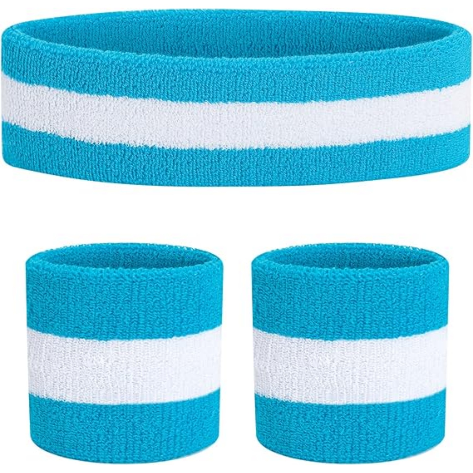 Sweatbands Exercise Eadband Wristband Set 73