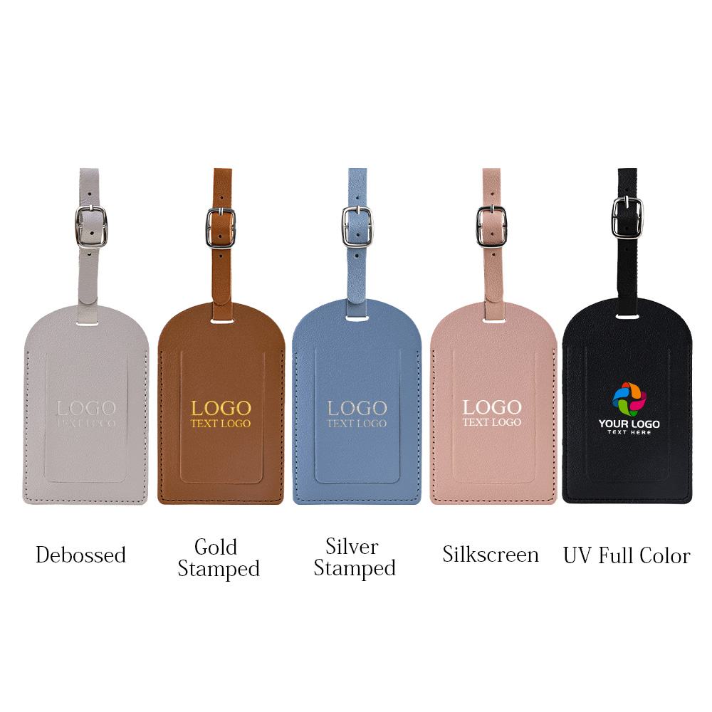 Vegan Leather Luggage Tags With Logo 32