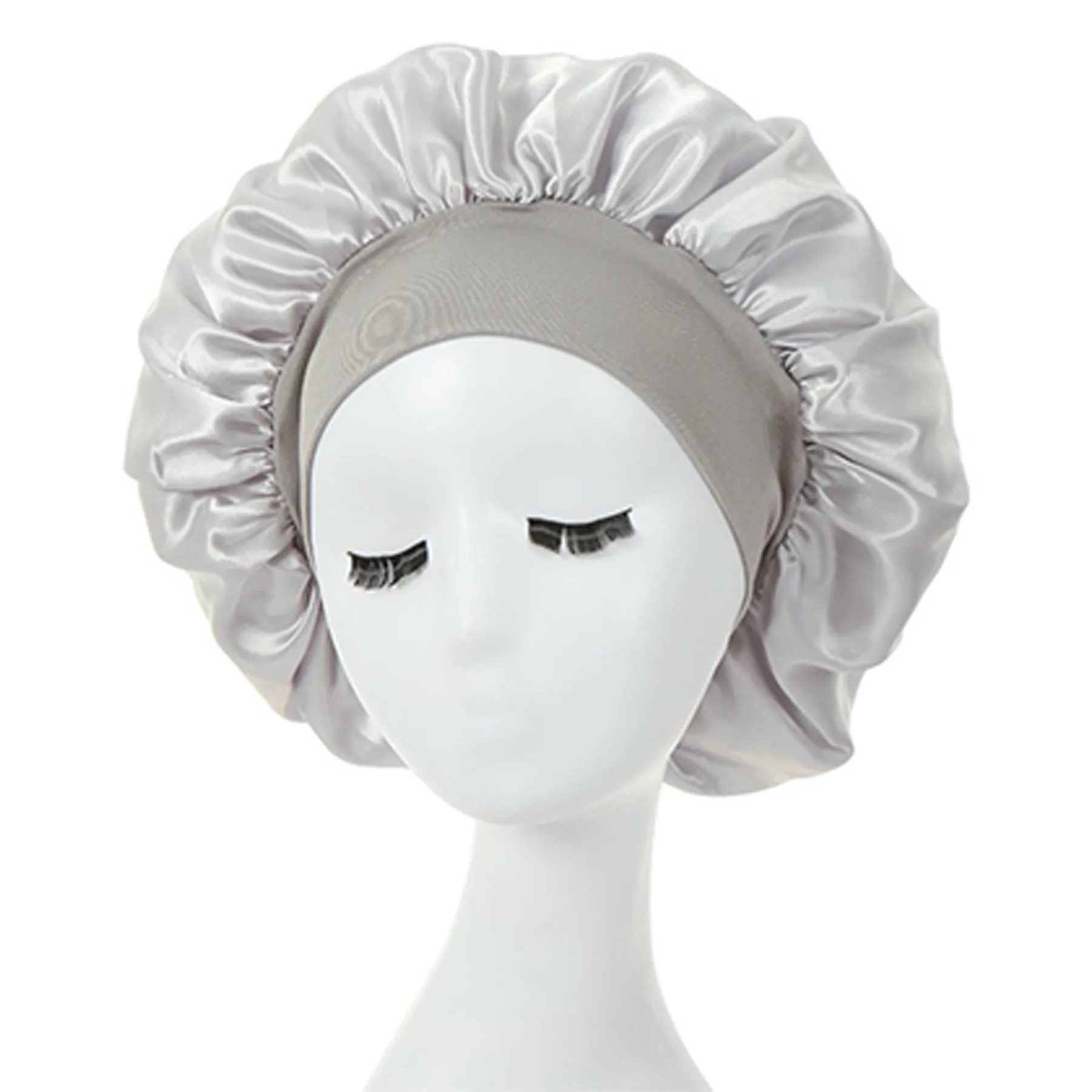 Large Satin Silk Bonnet Sleep Cap 22