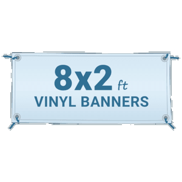 Vinyl Banner 8X2 Ft for event handouts