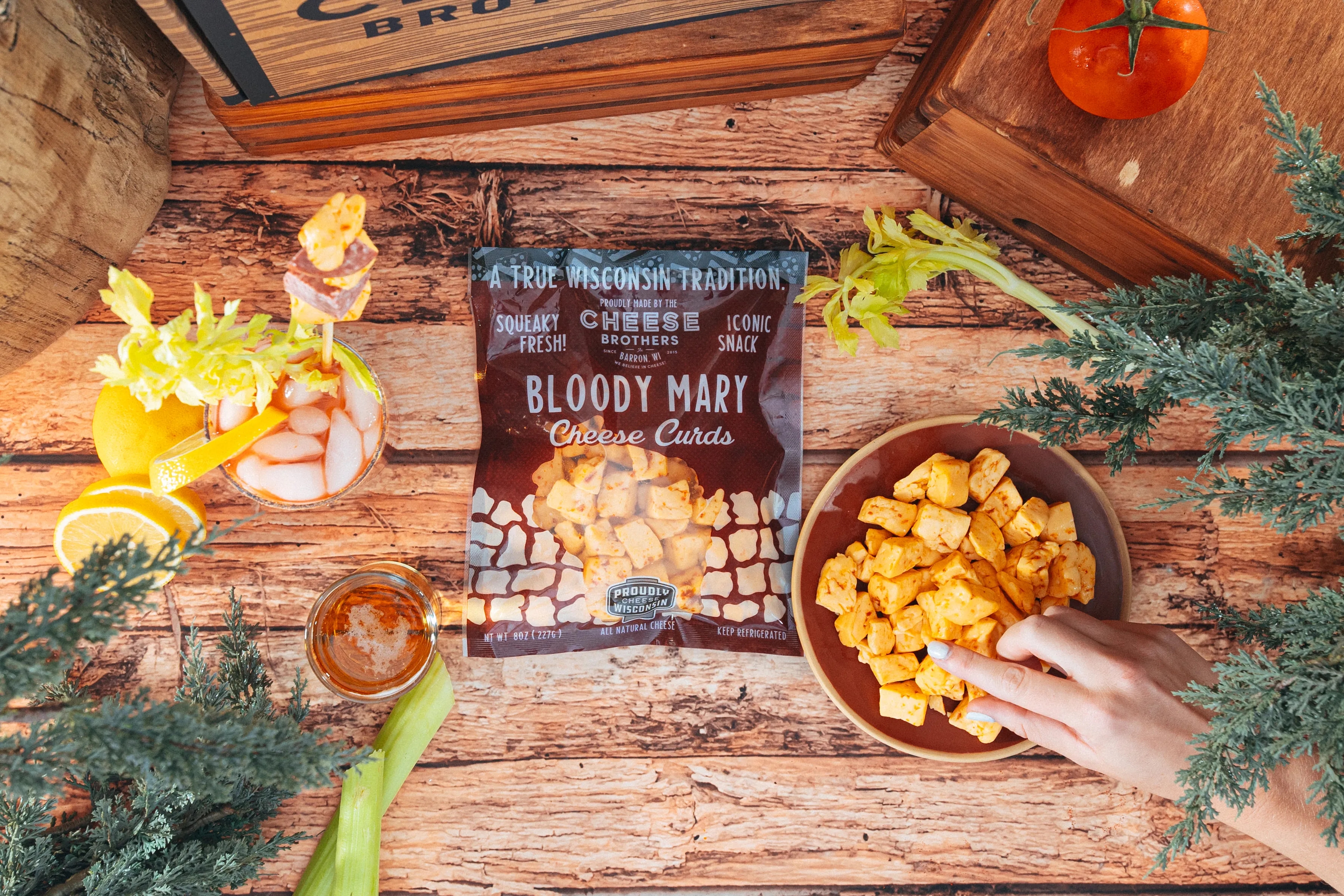 Cheese Bros. Wisconsin Cheese Curd Variety Pack Gift Box (9-Pack) 11
