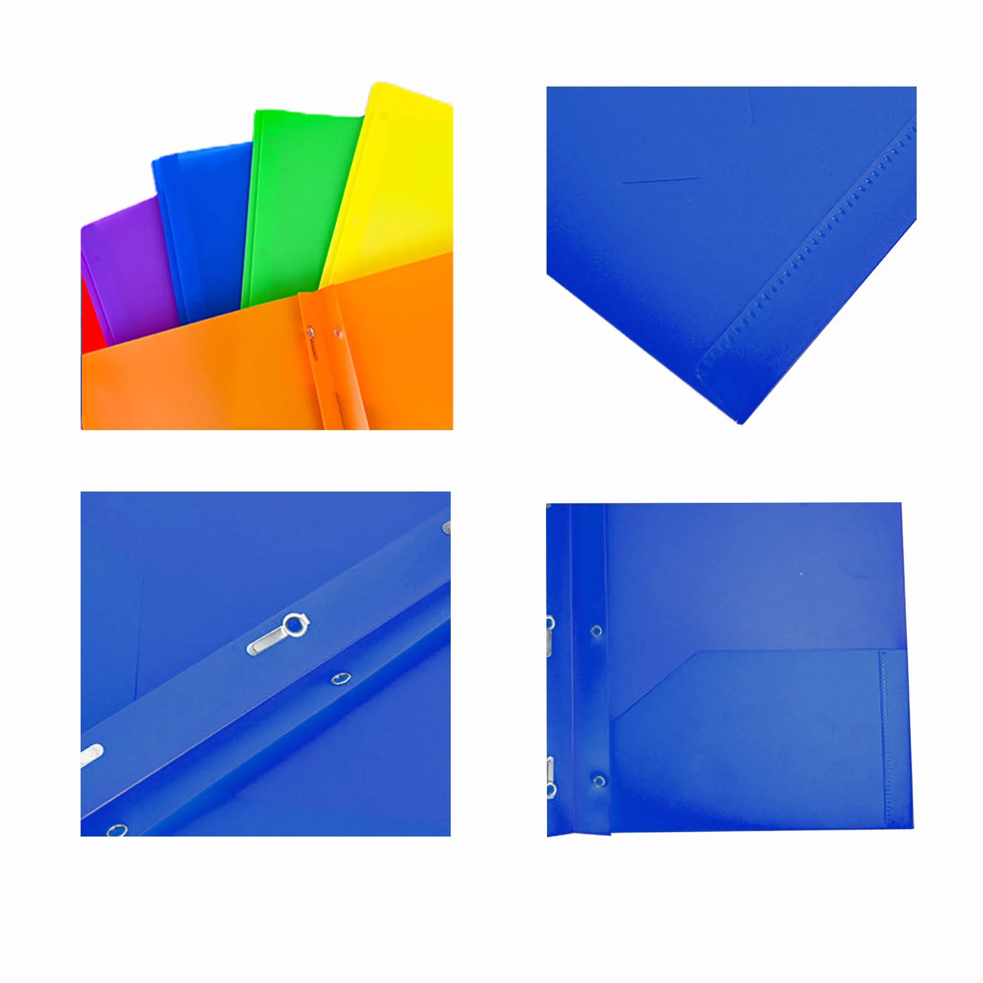 Heavy Duty Plastic Folders with Two Pockets 8