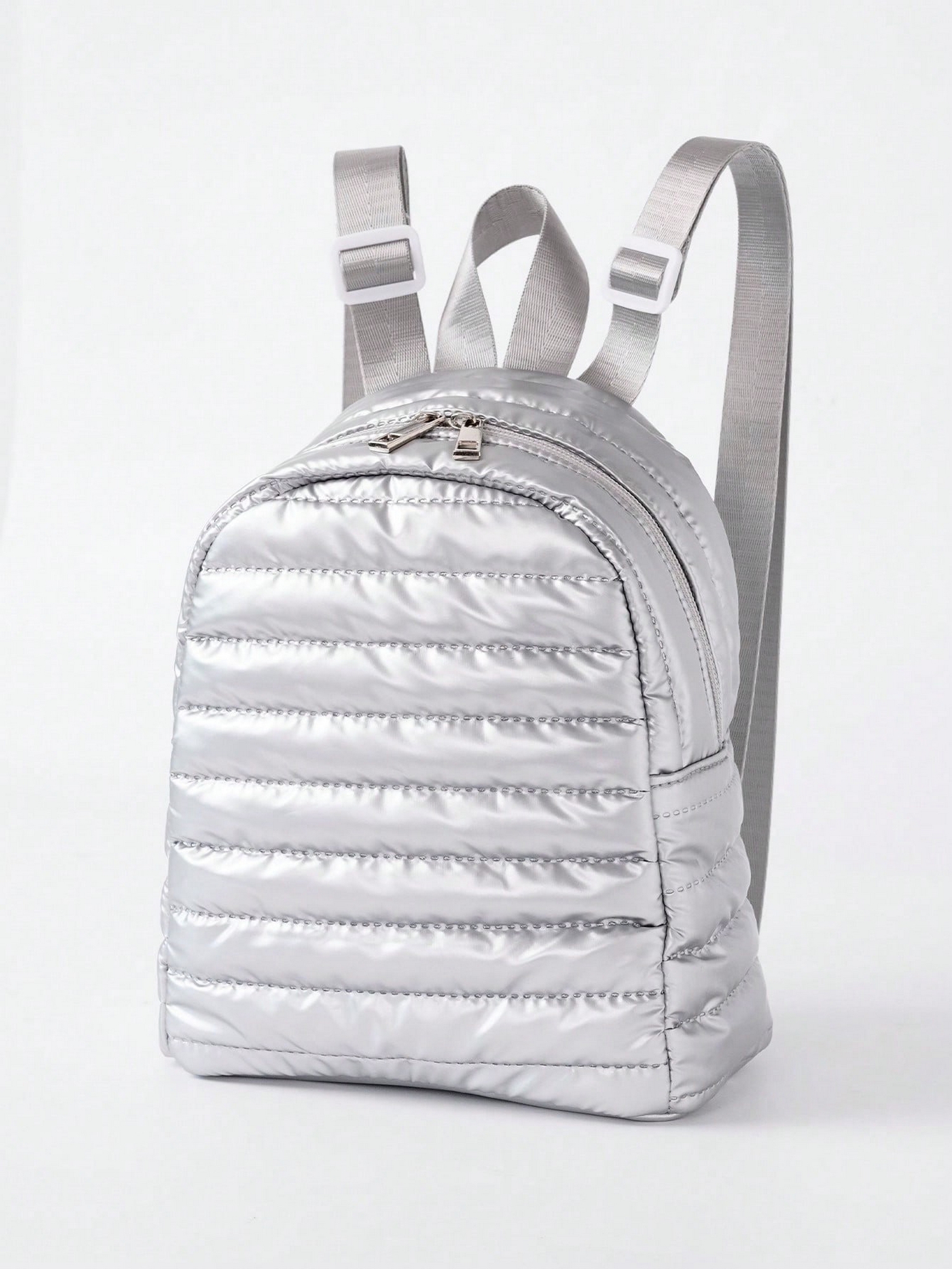 Fashionable Shiny Padded Puffer Backpack 12
