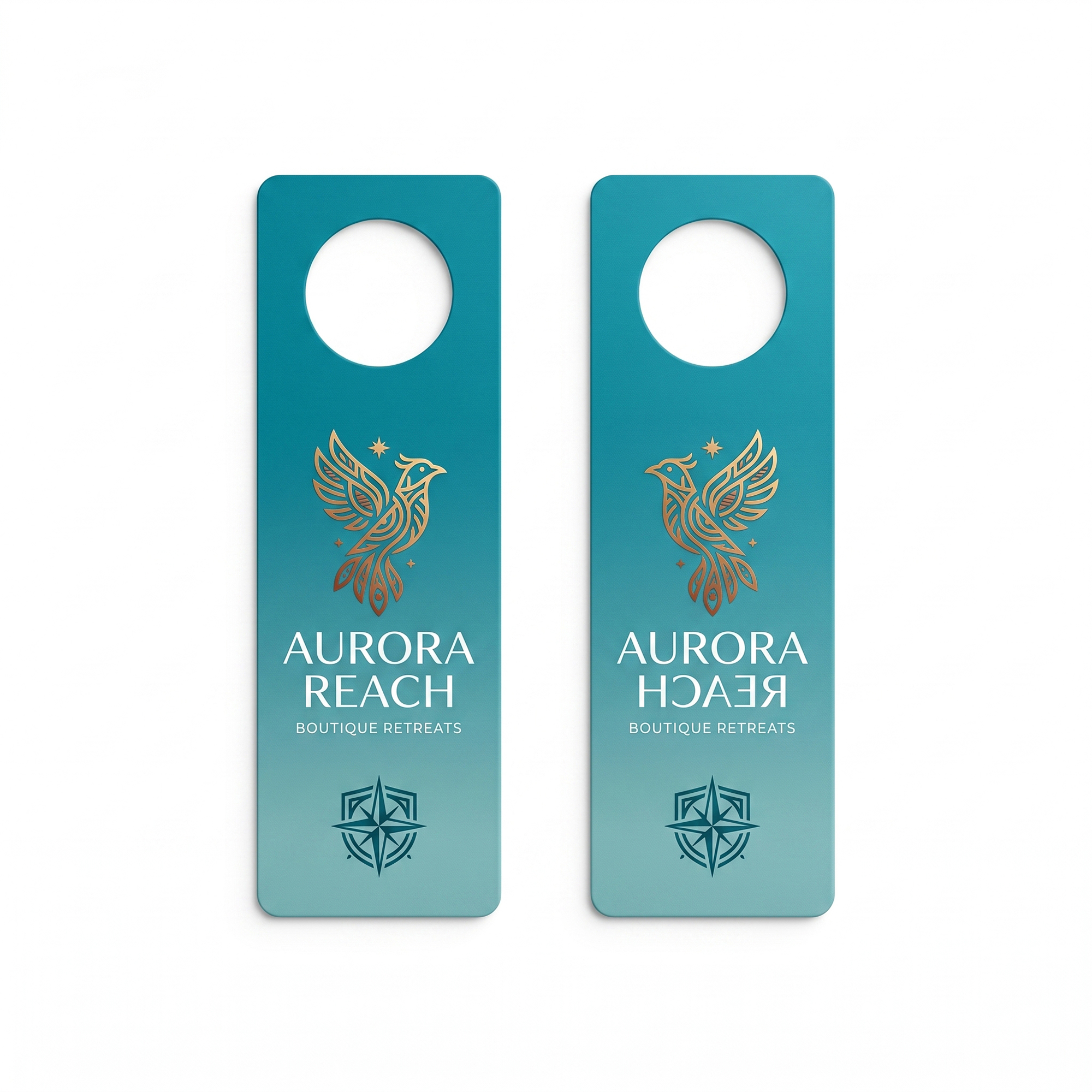 3.5x8.5" Plastic Door Hanger For Offices