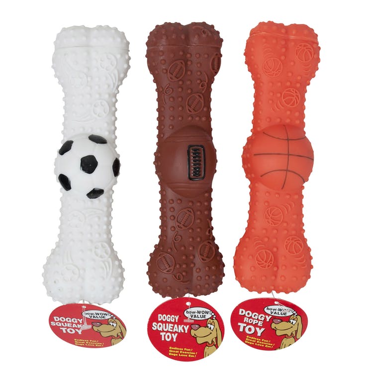 Dogs' Squeaky Toys - 8" Bone Shape 3