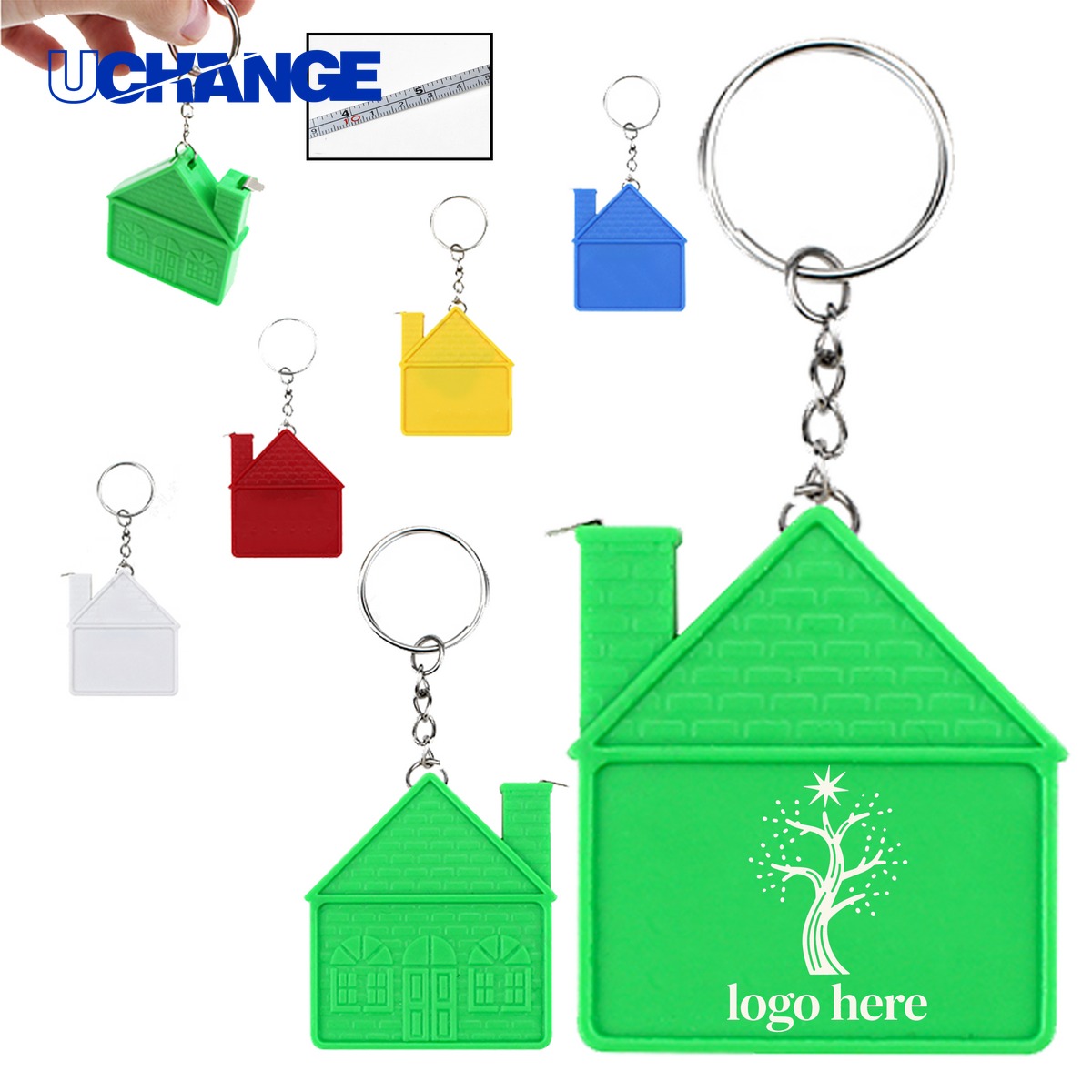 Retractable Tape Measure Keychain