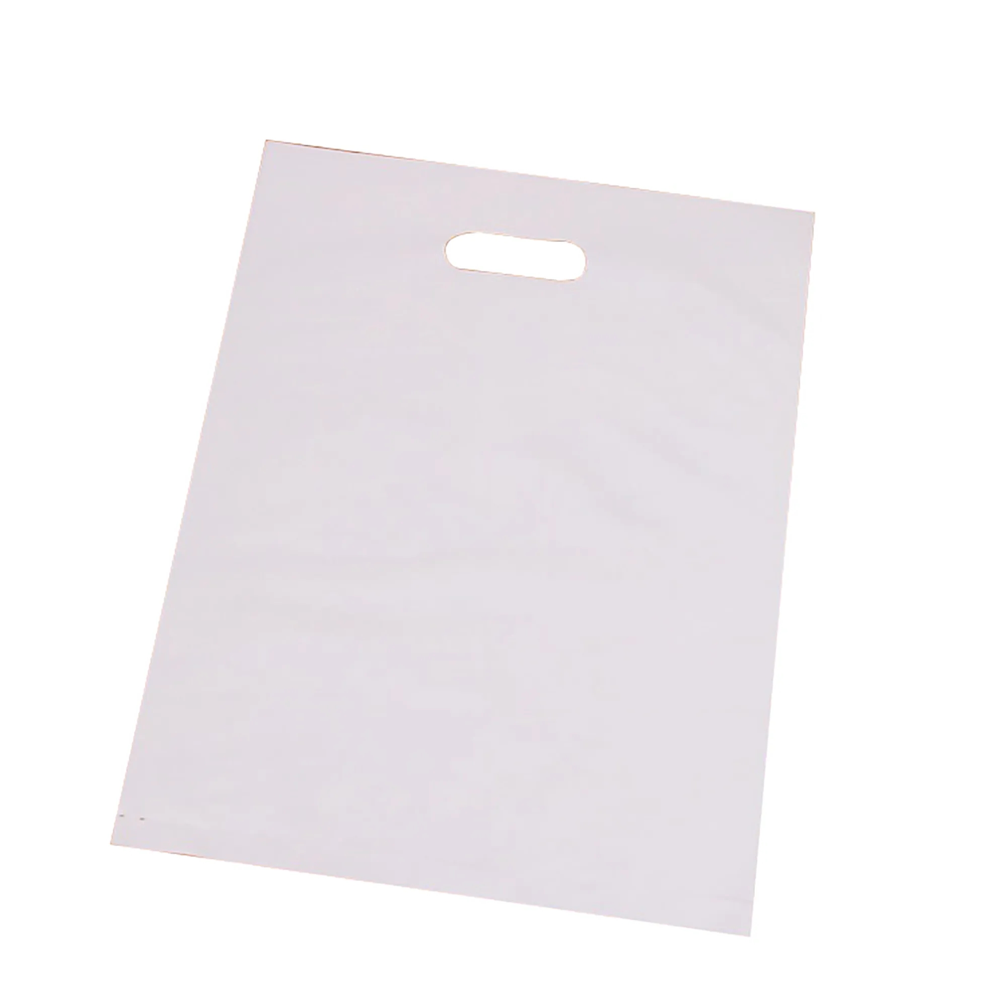 9 7/8" x 13 3/4" Die Cut Plastic Shopping Bags 4