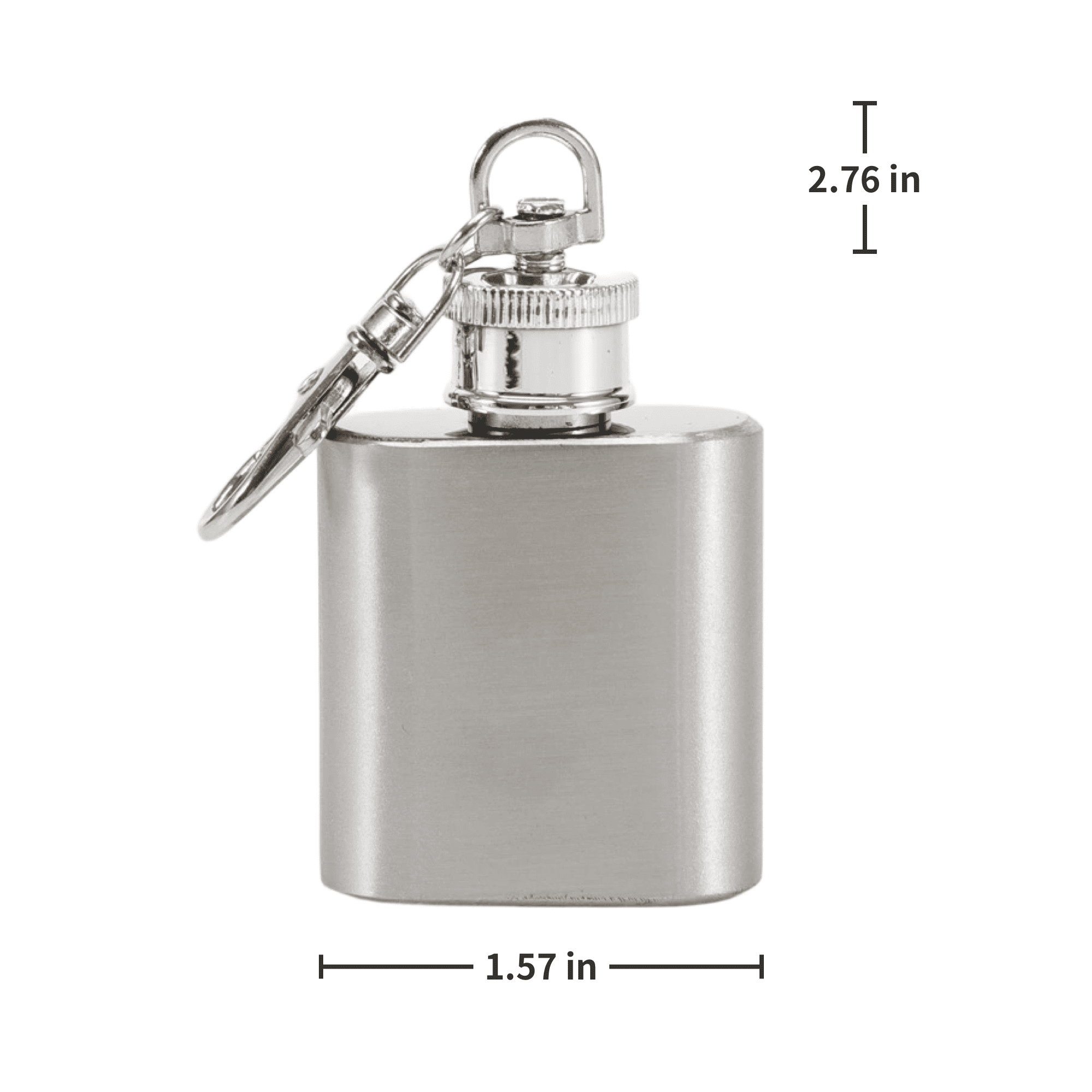 Mini Stainless Steel Keychain Liquor Flask 5