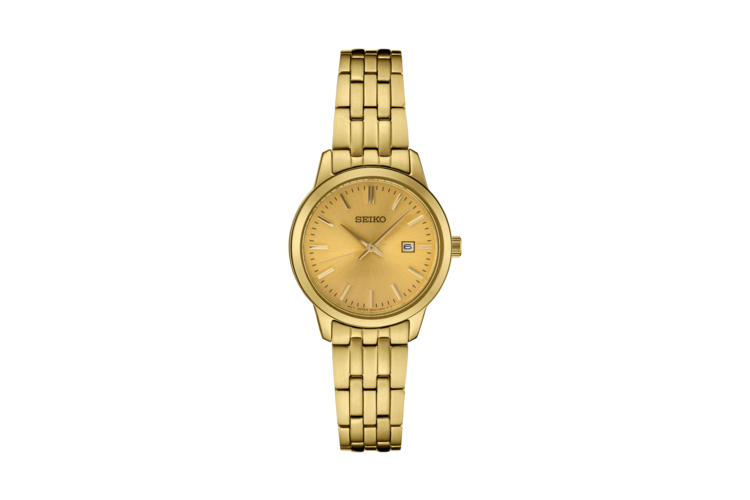 Seiko Ladies Essentials Gold-Tone Stainless Steel Watch 4