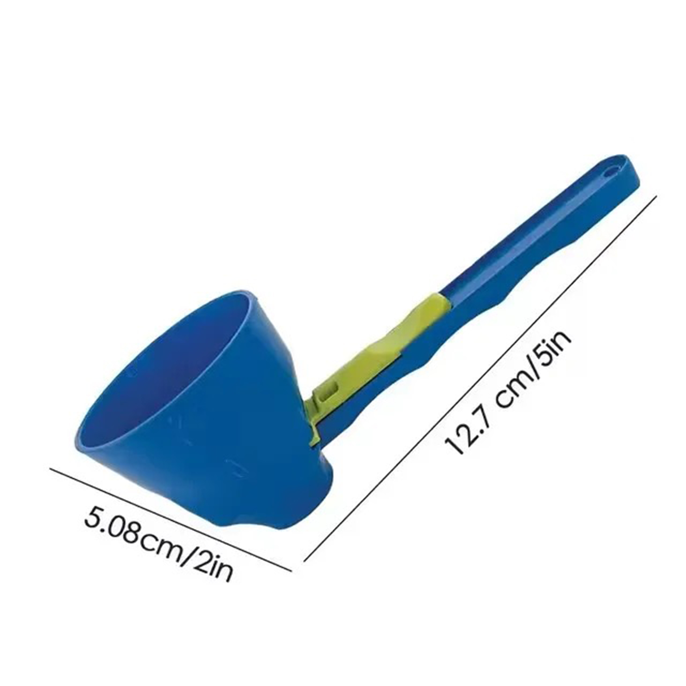 Sliding Scoop with Funnel for Spill-Free Powder Dispensing 7