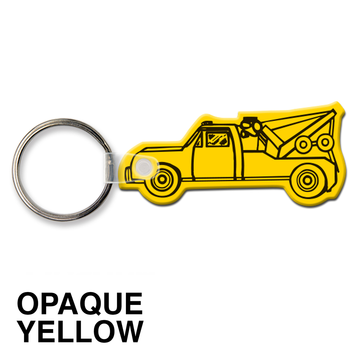 Tow Truck Key Tag (Spot Color) 6359 Branding Ideas Swag