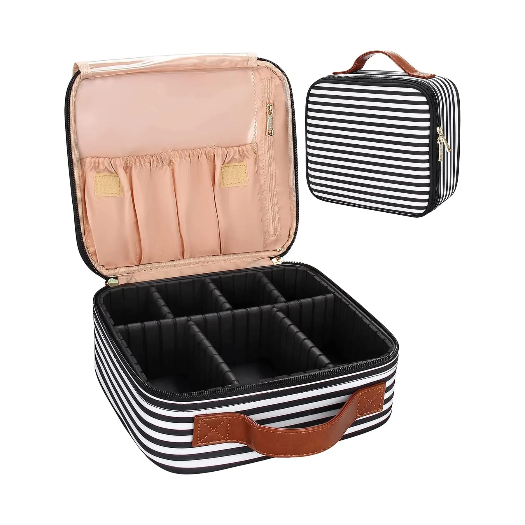 Travel Cosmetic Bag Portable Jewelry Organizer 9