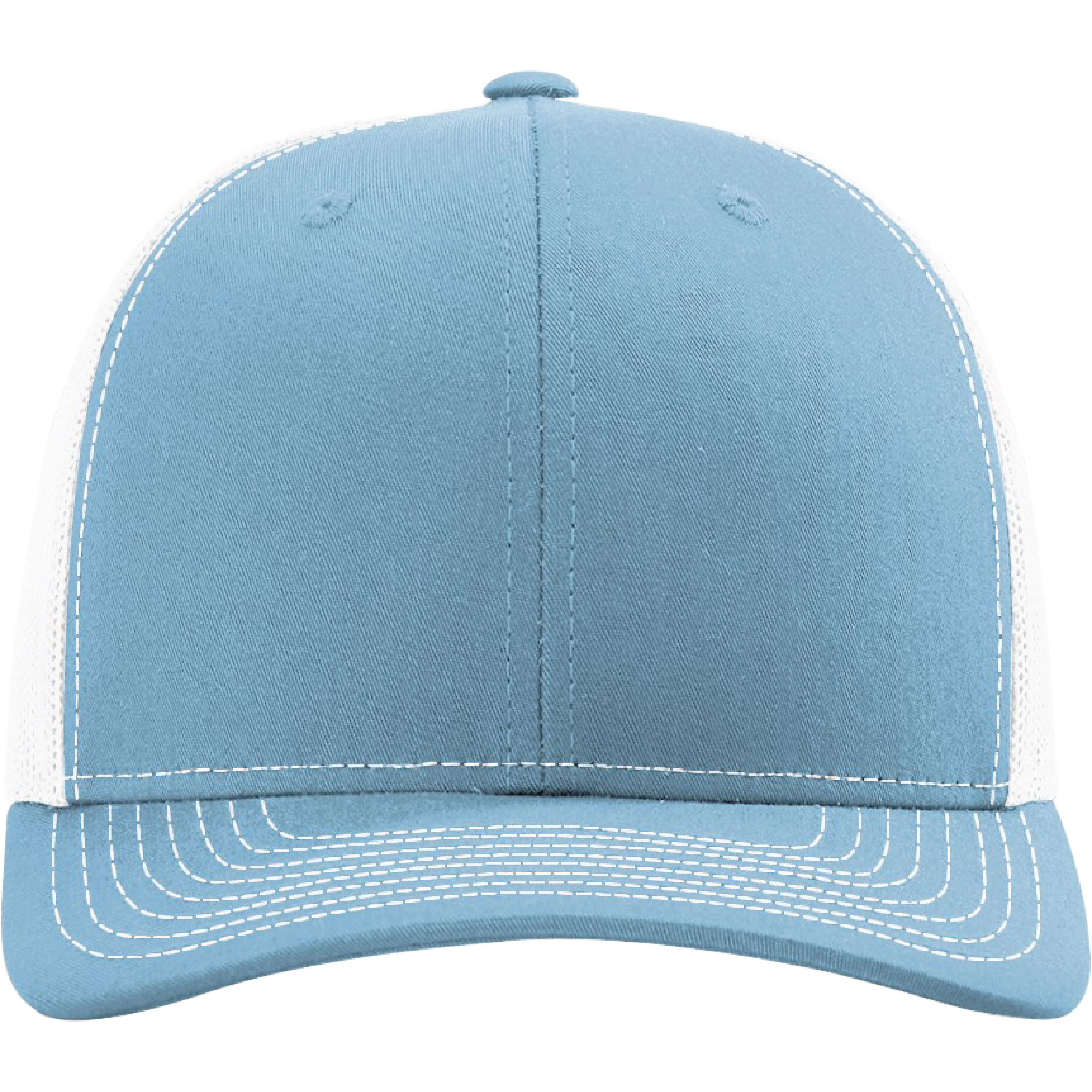 Richardson 112 6-Panel Snapback Trucker Hat w/Leatherette Adhesive Patches or Embroidery 470
