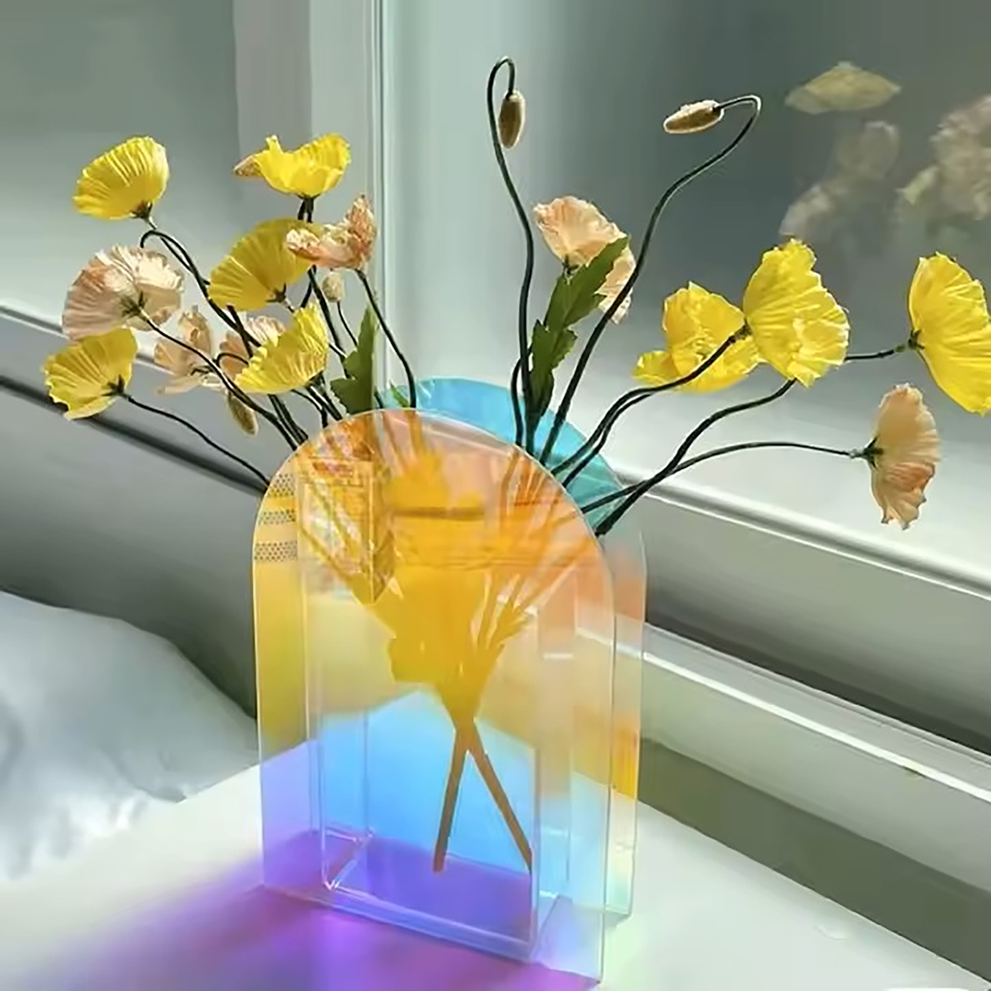 Modern Colourful Acrylic Vase 6