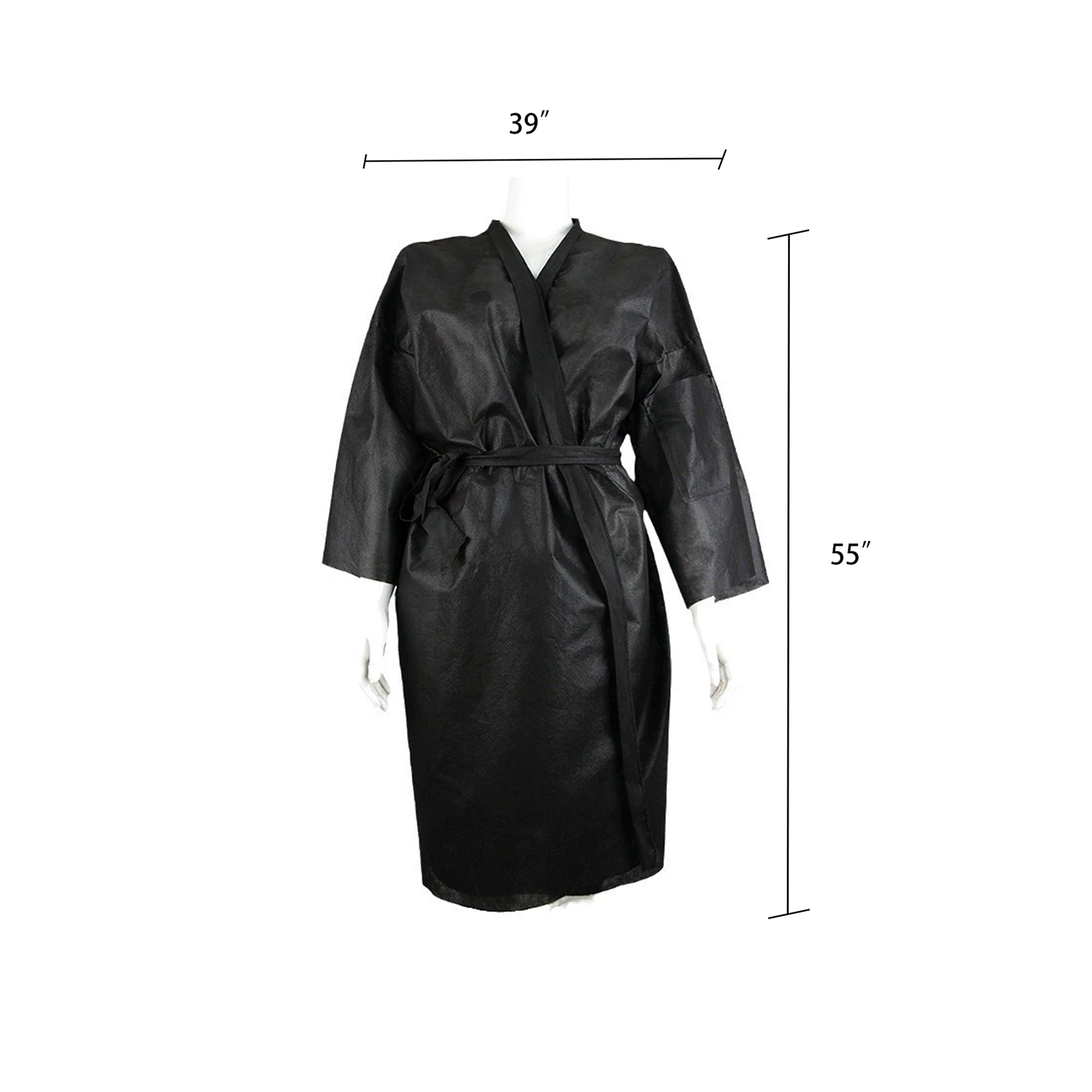 Disposable Spa Non-woven Robe Bathrobe 4